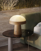 Mushroom Cloud Alabaster Table Lamp