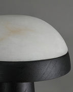 Mushroom Cloud Alabaster Table Lamp