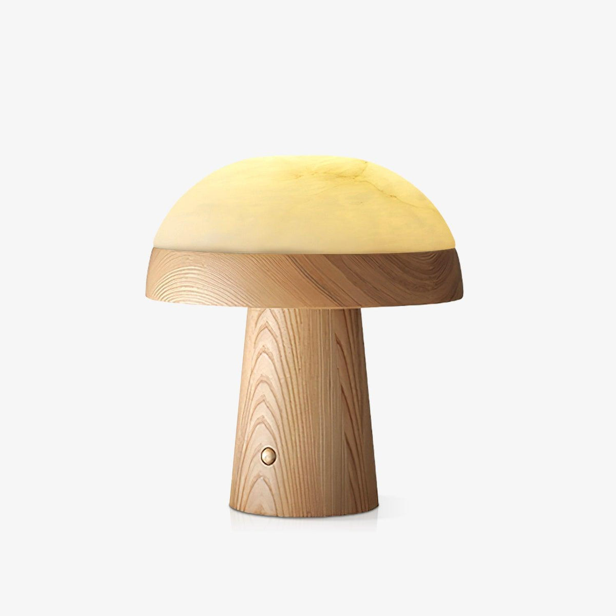 Mushroom Cloud Alabaster Table Lamp