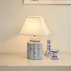 Floral Bird Jar Table Lamp