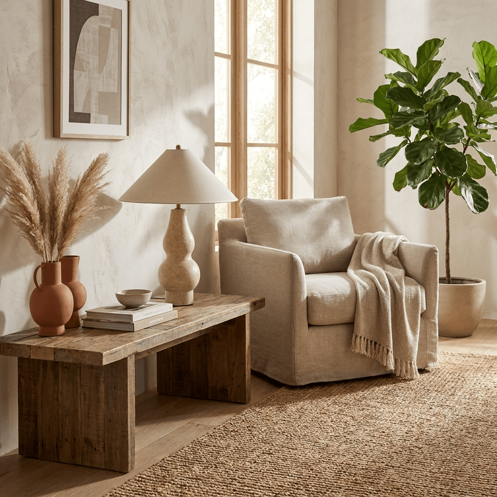 Tovelle Yellow Travertine Table Lamp