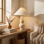 Tovelle Yellow Travertine Table Lamp