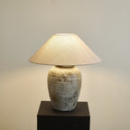Tavira Aged Stone Table Lamp