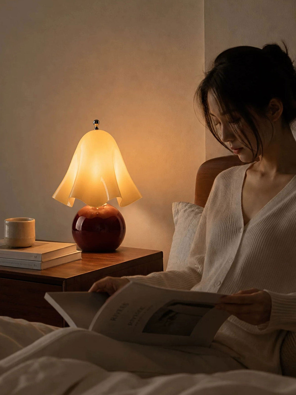 Velara Glass Table Lamp