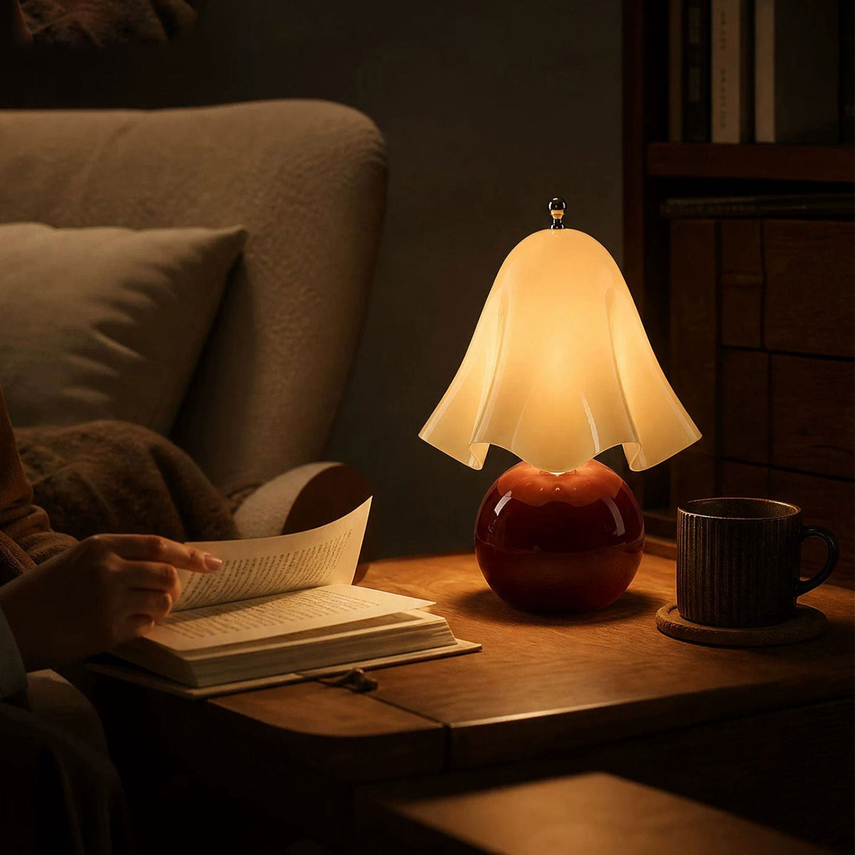 Velara Glass Table Lamp