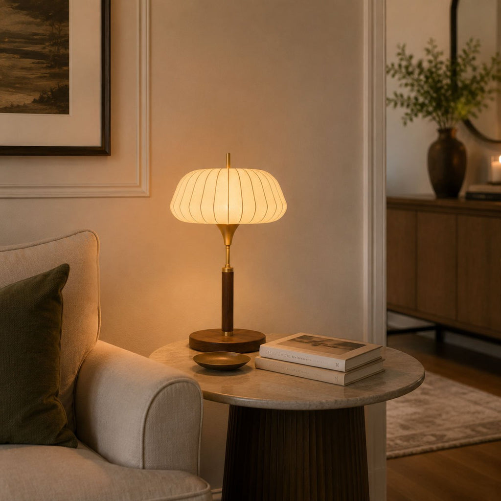 Velora Silk Table Lamp