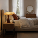 Cielo Wooden Rechargeable Table Lamp