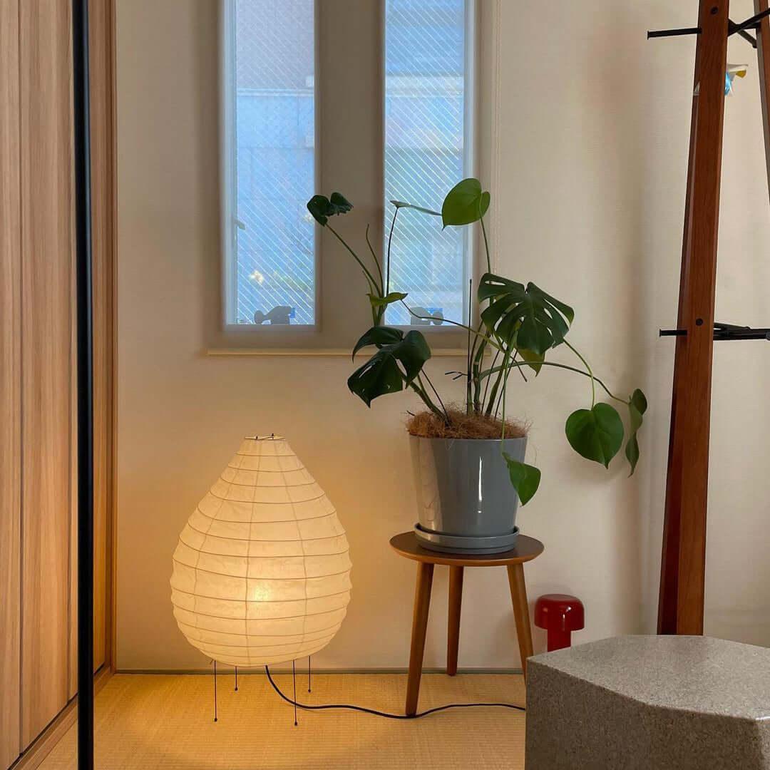 Washi Paper Lantern Table Lamp
