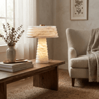 Alabaster Layered Table Lamp