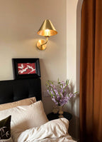 Aurelia Brass Wall Sconce