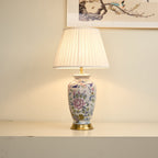 Famille Rose Ceramic Table Lamp