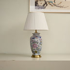 Famille Rose Ceramic Table Lamp