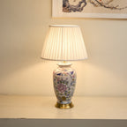 Famille Rose Ceramic Table Lamp