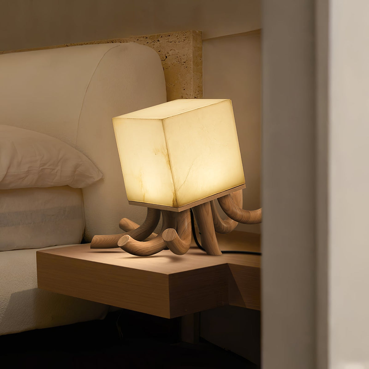 Octavia Alabaster Table Lamp
