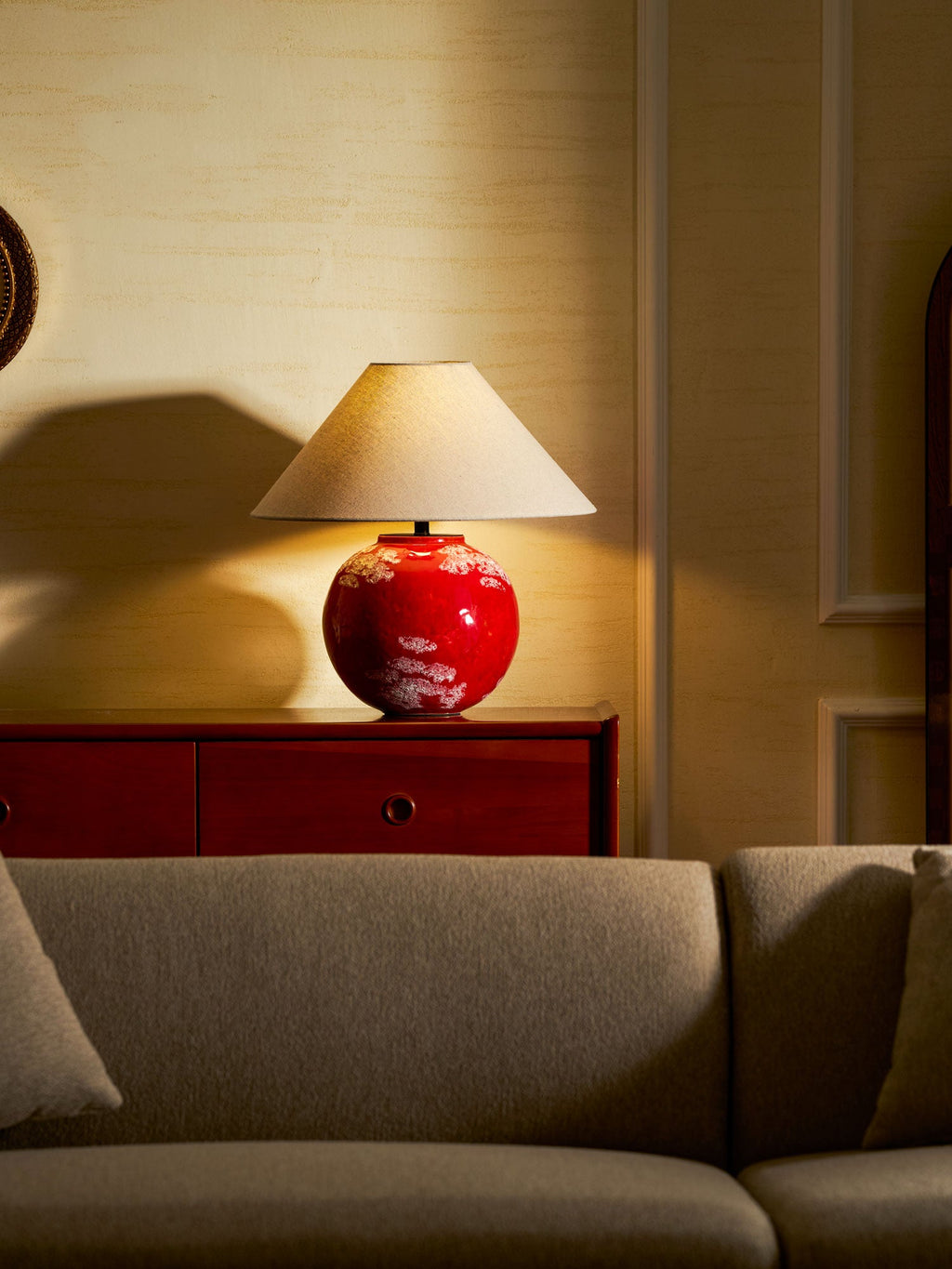 Emberveil Table Lamp