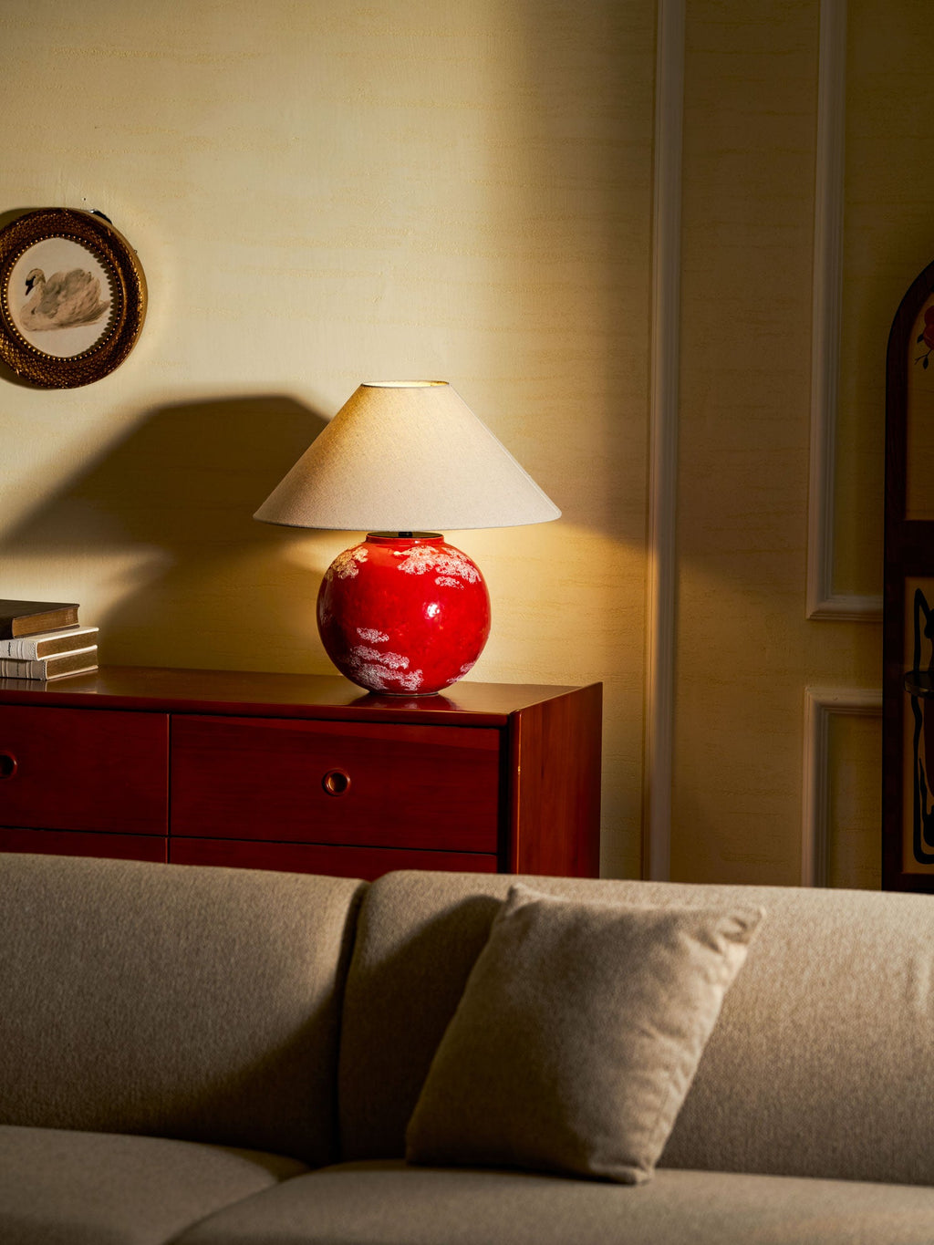 Emberveil Table Lamp