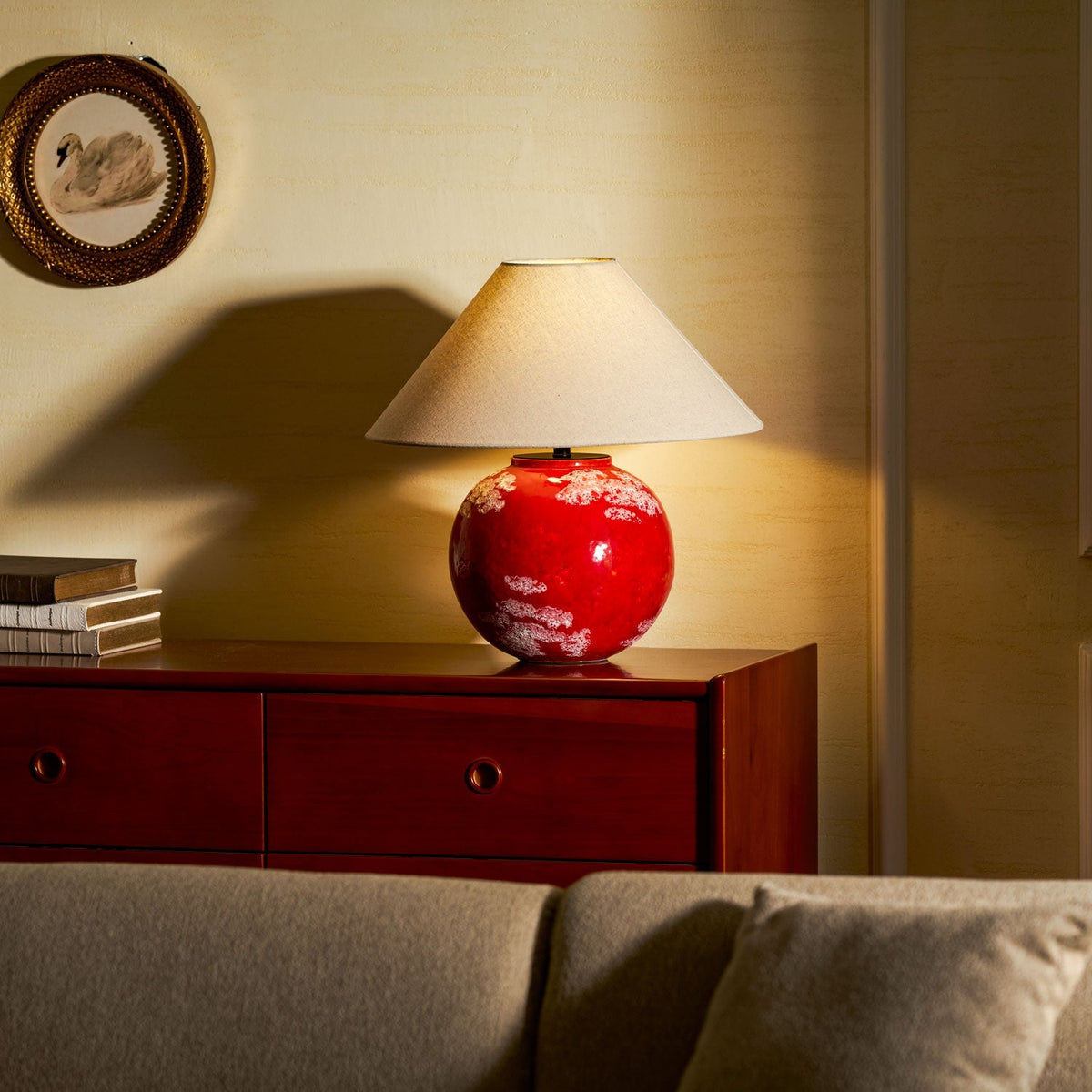 Emberveil Table Lamp