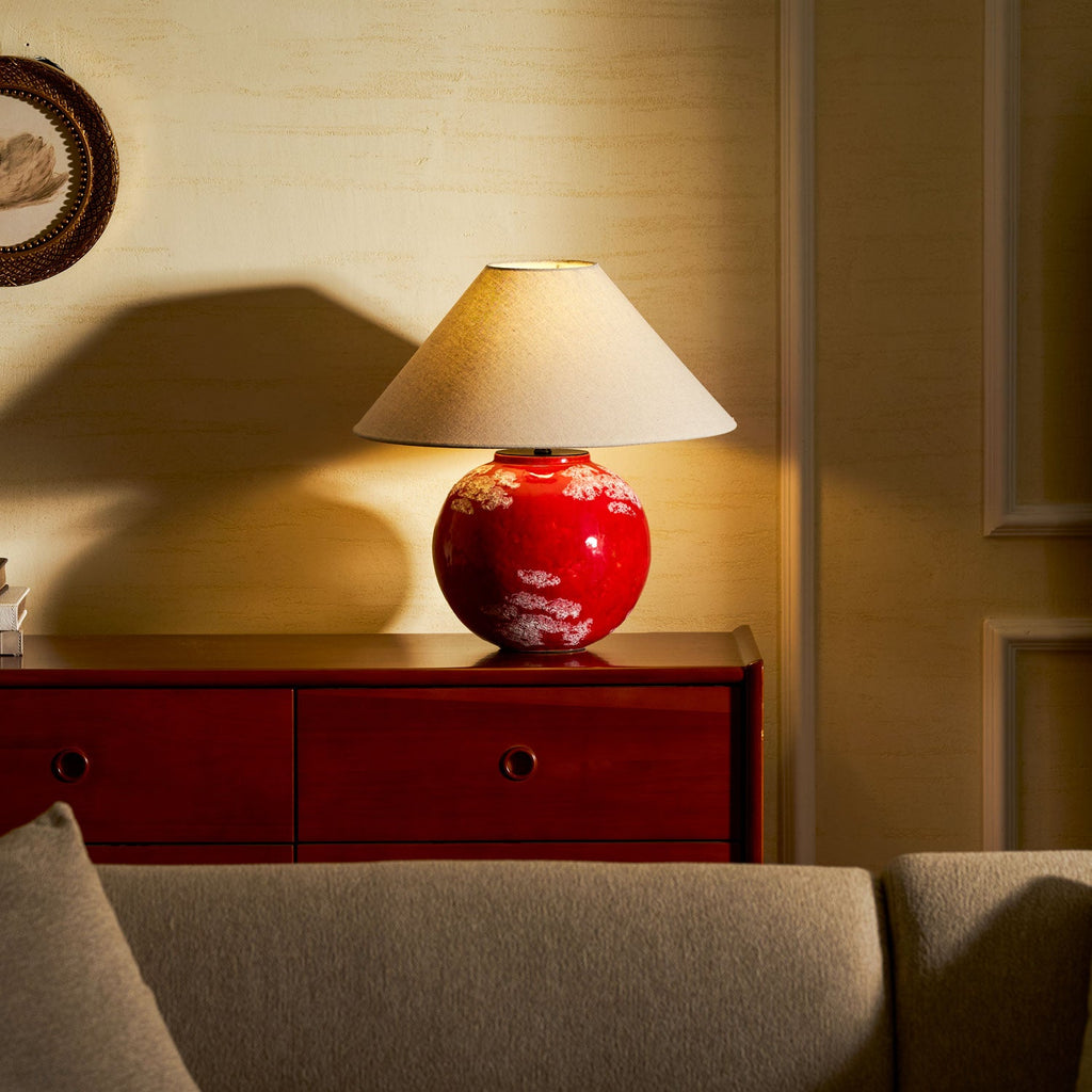 Emberveil Table Lamp
