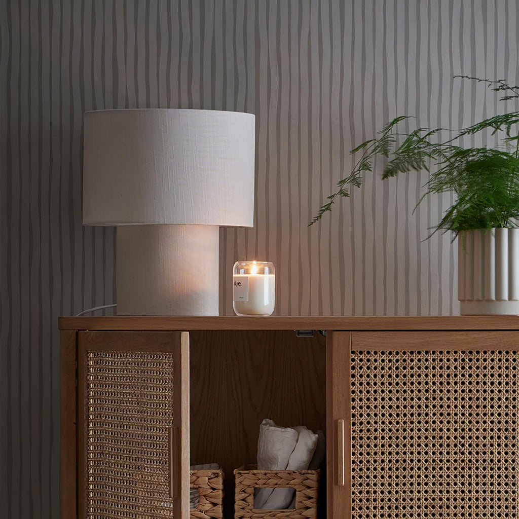Lina Textured Fabric Table Lamp