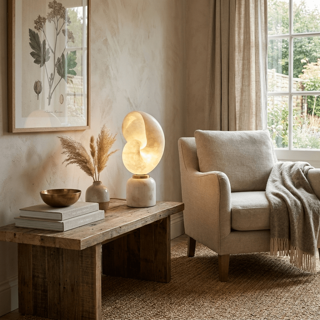 Lumora Shell Table Lamp