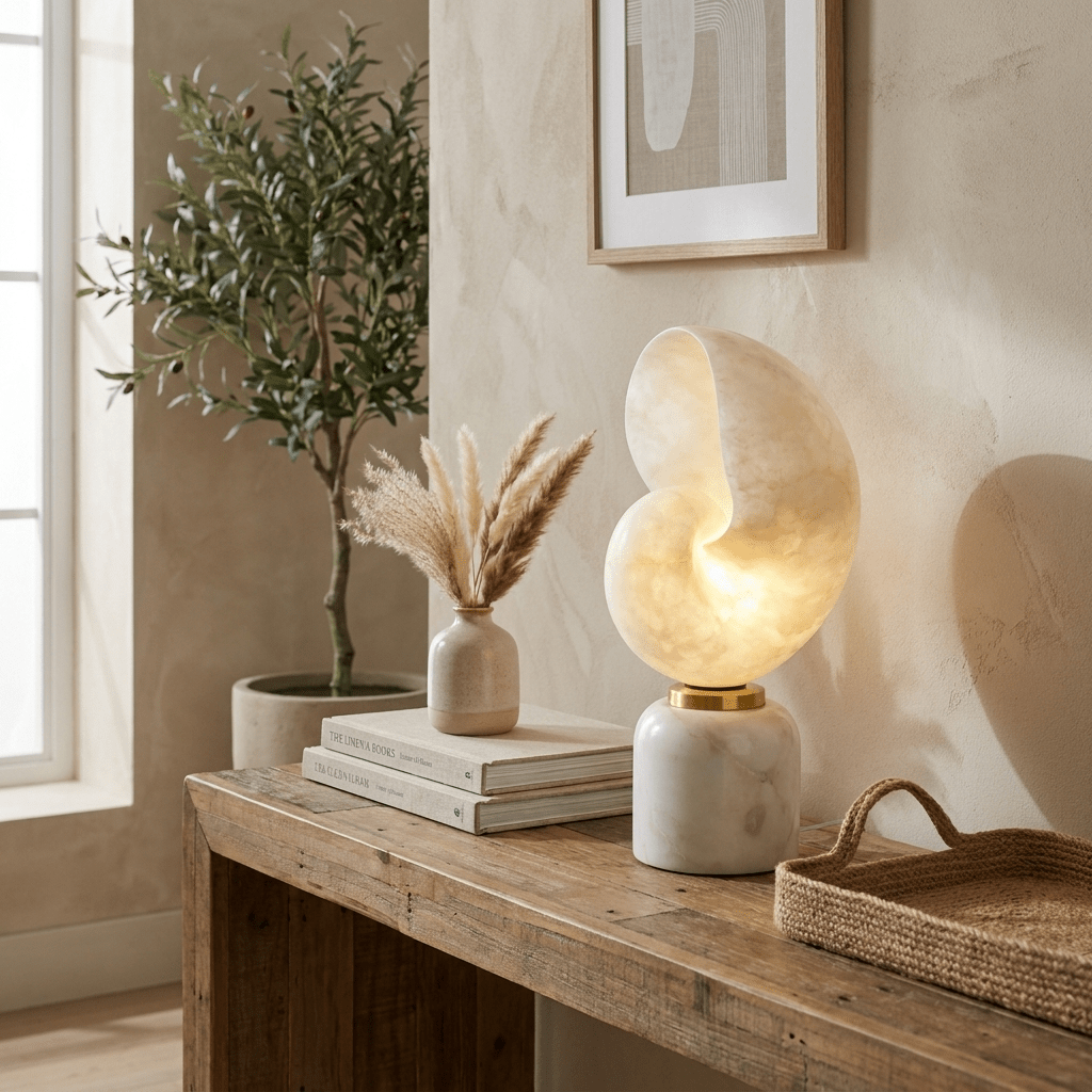 Lumora Shell Table Lamp