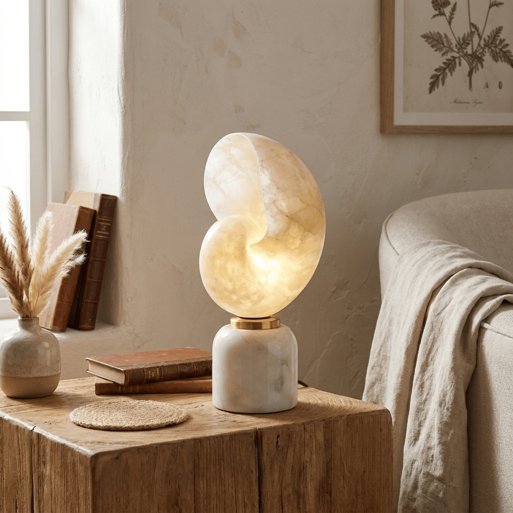 Lumora Shell Table Lamp