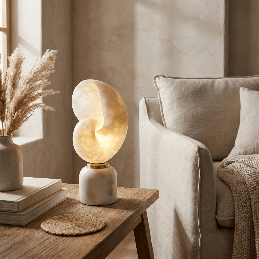 Lumora Shell Table Lamp