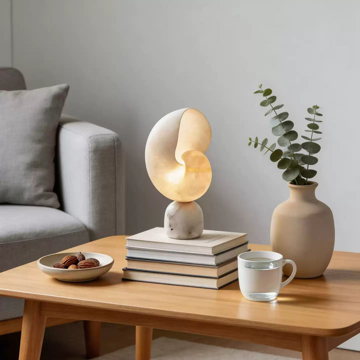 Lumora Shell Table Lamp
