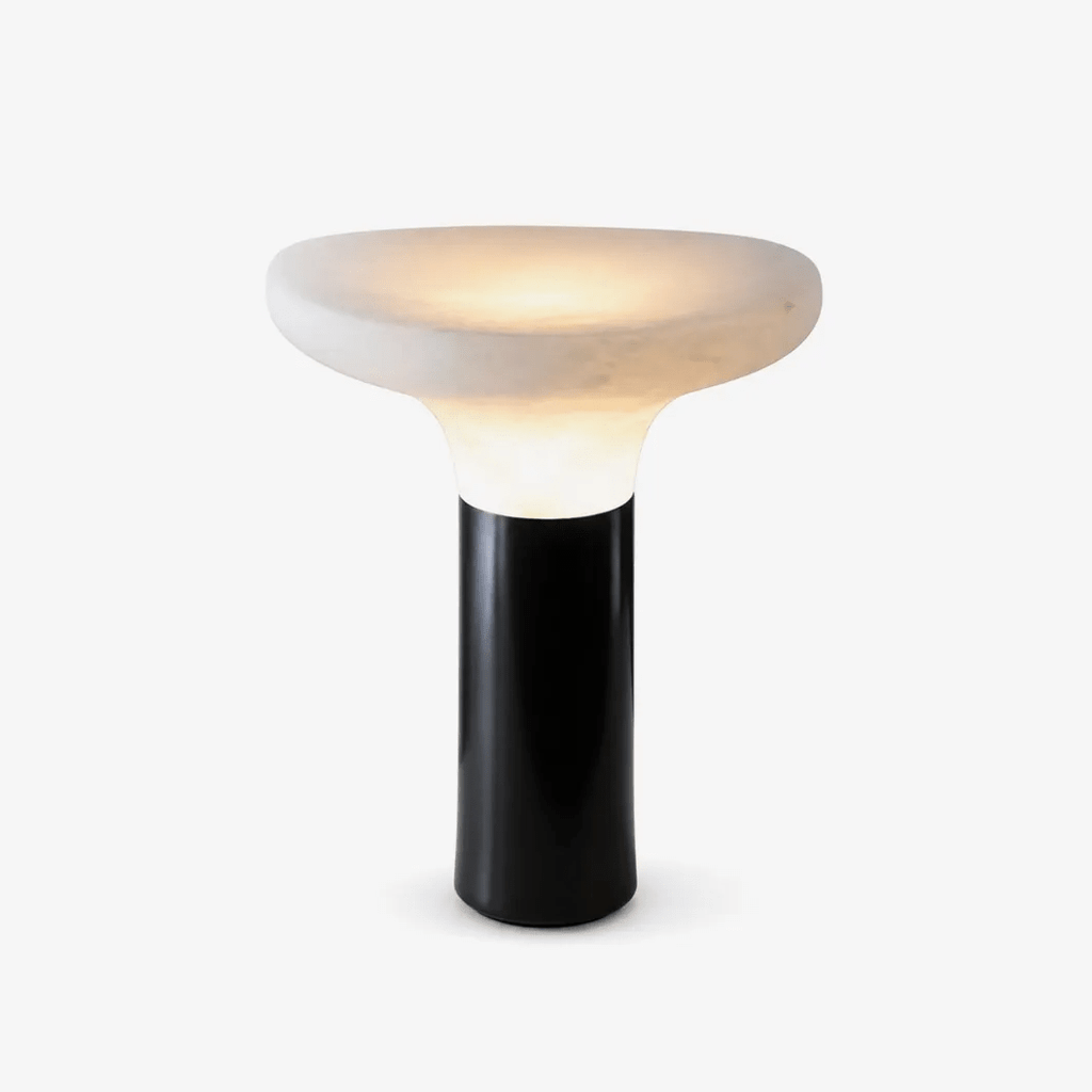 Cap Alabaster Table Lamp