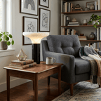 Cap Alabaster Table Lamp