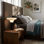 Cap Alabaster Table Lamp