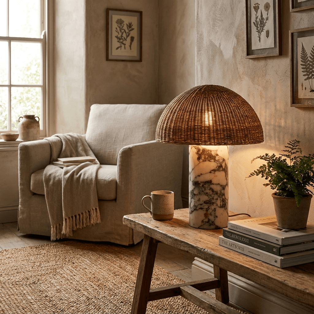 Maroqa Woven Table Lamp