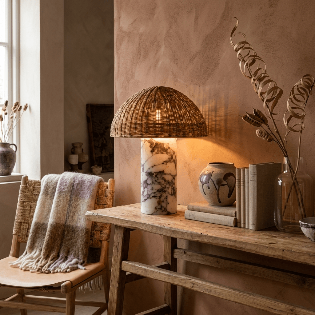 Maroqa Woven Table Lamp