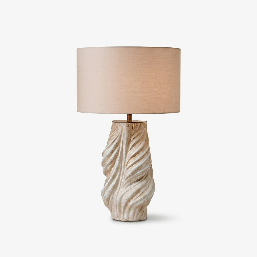 Tortile Twisted Ceramic Table Lamp