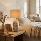 Tortile Twisted Ceramic Table Lamp