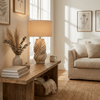Tortile Twisted Ceramic Table Lamp