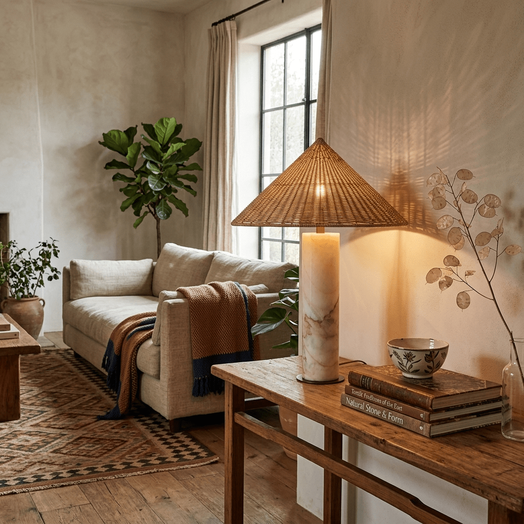Marisol Marble Table Lamp