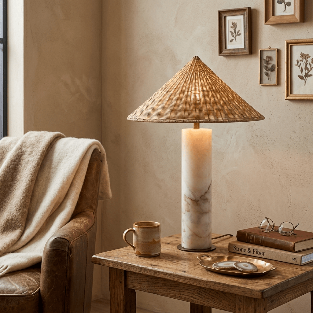 Marisol Marble Table Lamp