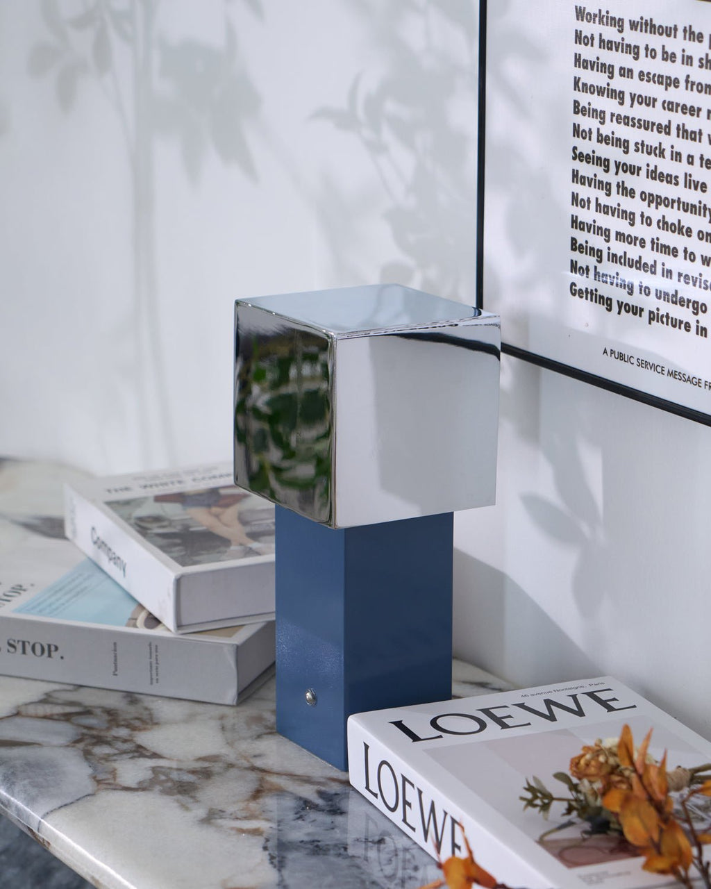 Cubic Accent Portable Table Lamp