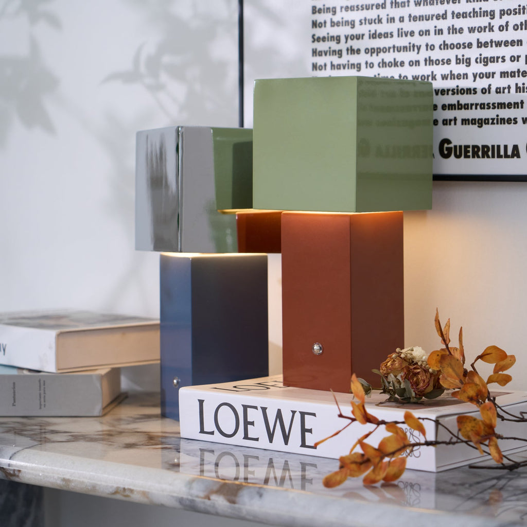 Cubic Accent Portable Table Lamp