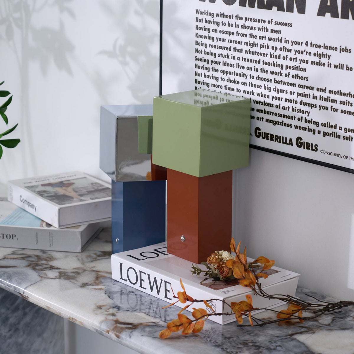 Cubic Accent Portable Table Lamp
