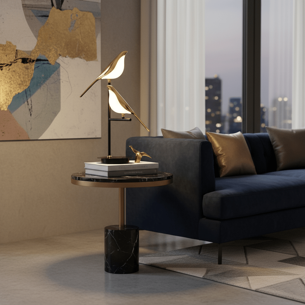 Magpie Perch Table Lamp