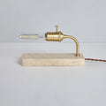 Travertine Vintage Tube Table Lamp