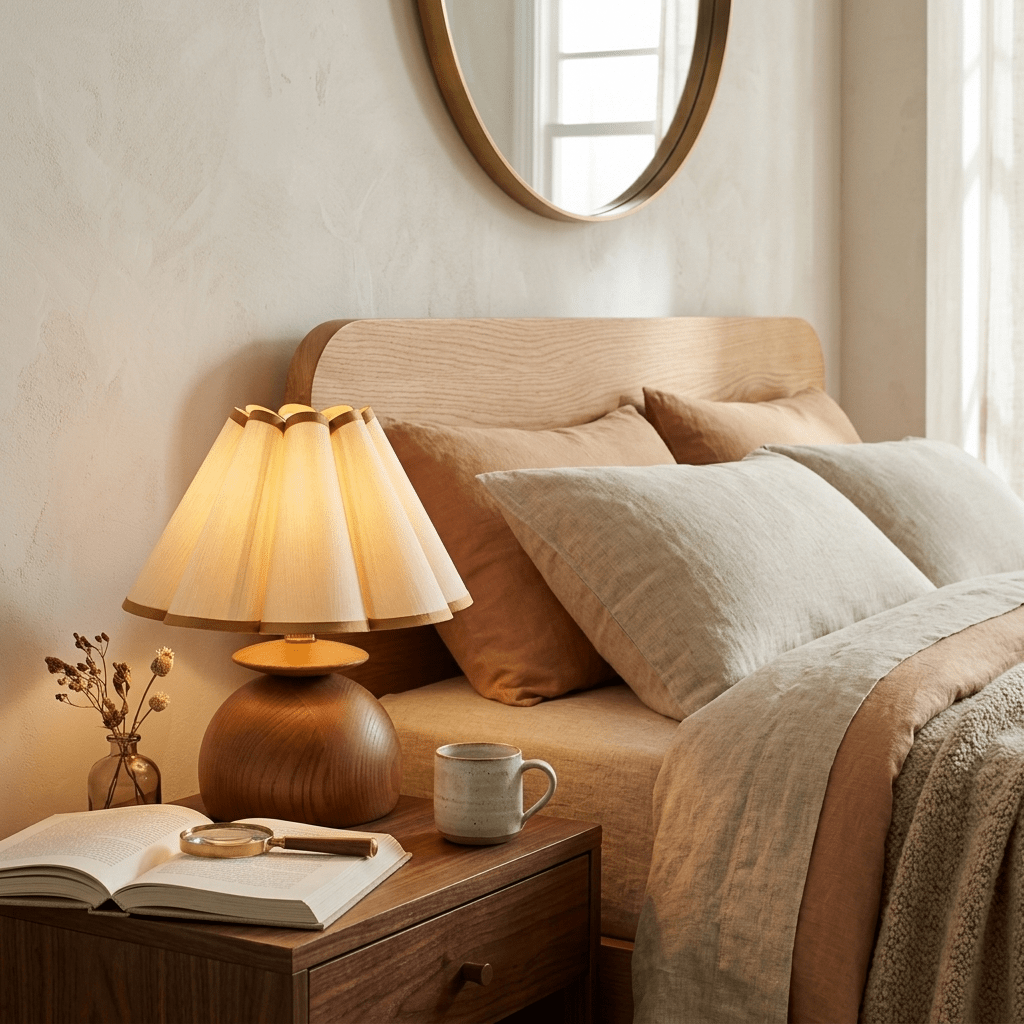 Bloom Wooden Table Lamp