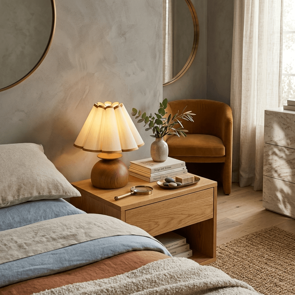 Bloom Wooden Table Lamp