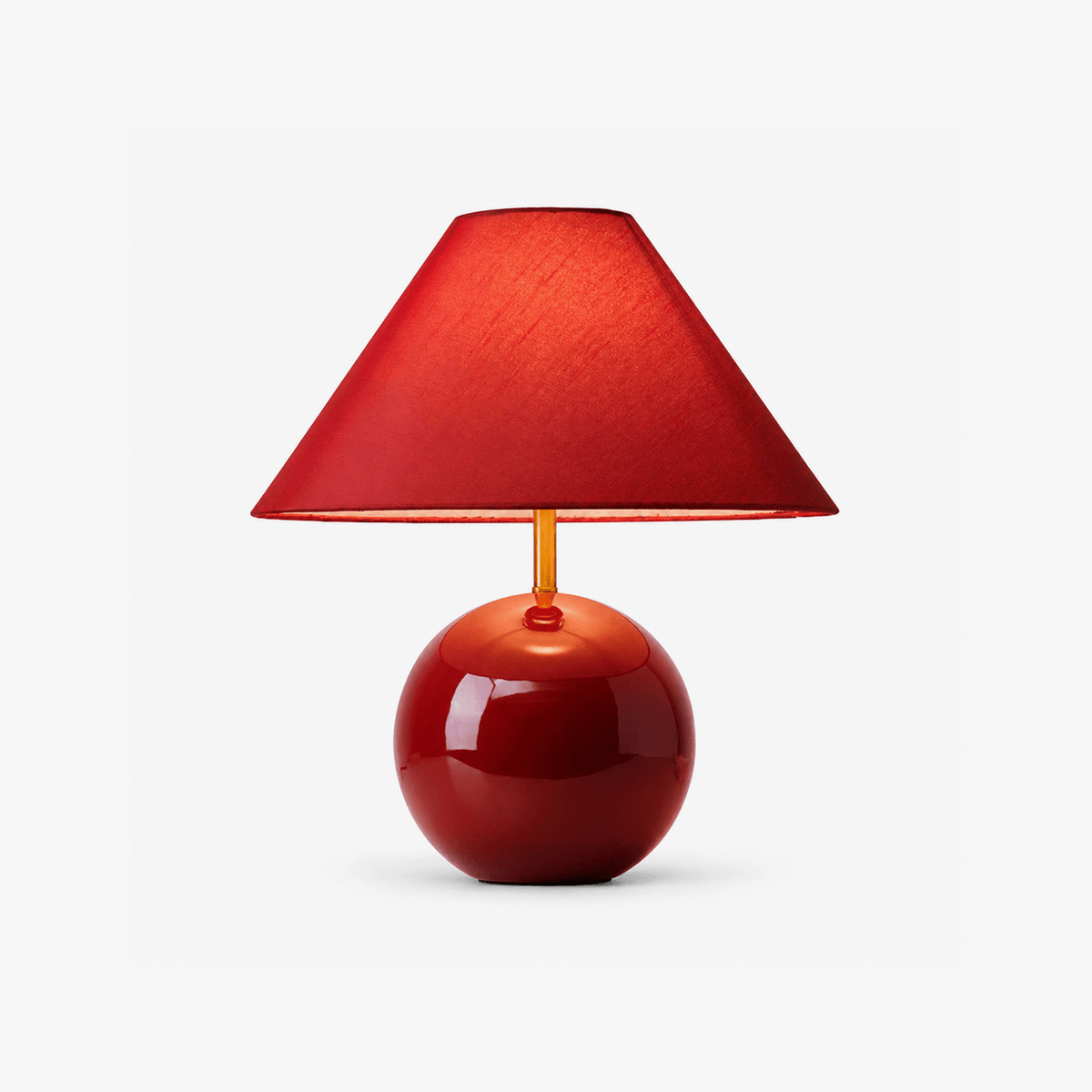 Cinabra Red Ceramic Table Lamp