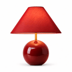 Cinabra Red Ceramic Table Lamp