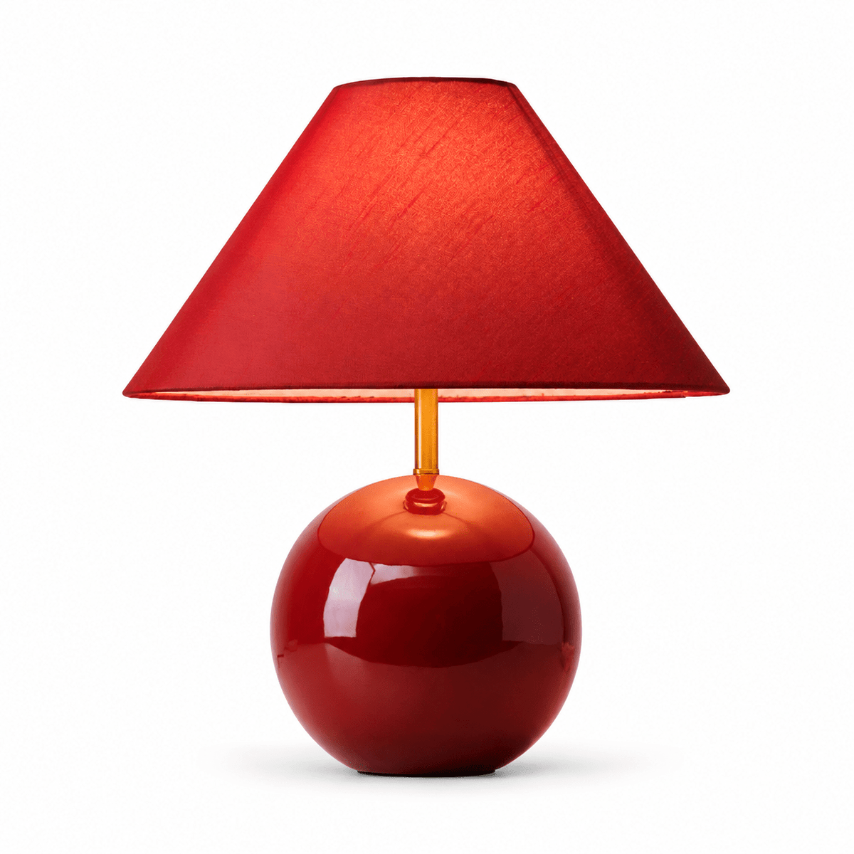 Cinabra Red Ceramic Table Lamp