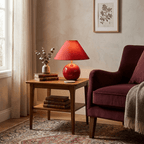 Cinabra Red Ceramic Table Lamp