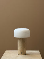 Asteria Natural Stone Rechargeable Table Lamp